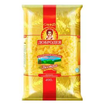 Макароны добродея 400 г атласный бантик