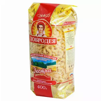 Макароны добродея 400 г завитоны