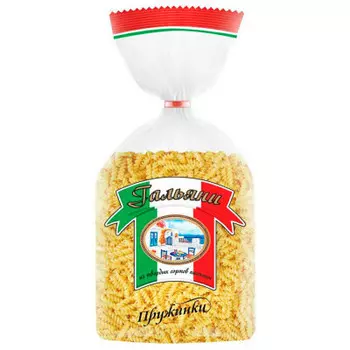Макароны гальяни 450 г пружинка