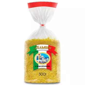 Макароны гальяни 500 г вермишель-паутинка