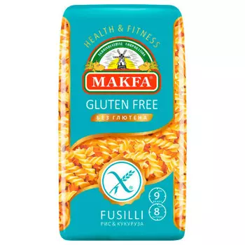 Макароны MAKFA 300г безглютеновые спирали