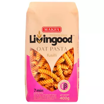 Макароны макфа 400 г ливингуд спирали овсяные