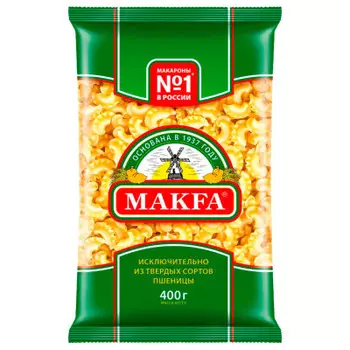 Макароны MAKFA 400г Петушиные гребешки