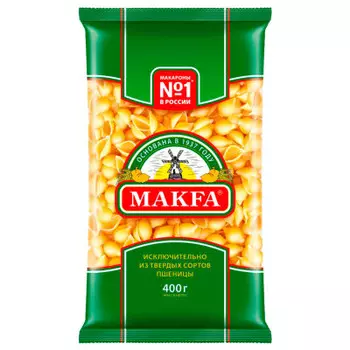 Макароны MAKFA 400г Ракушки