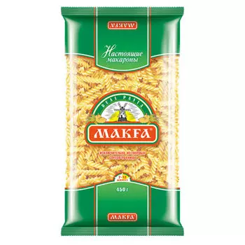 Макароны MAKFA 450г спирали
