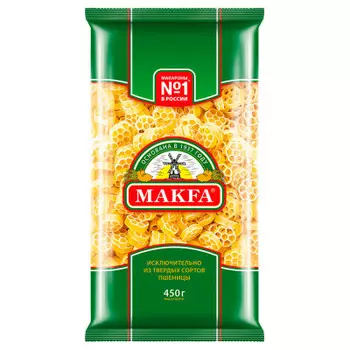 Макароны MAKFA цветочки 450г