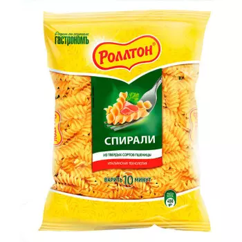 Макароны Роллтон 450г спирали