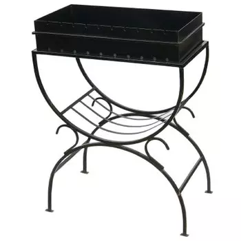 Мангал 72*38*98см ройалгрилл специалист стационарный с дровницей 80-271