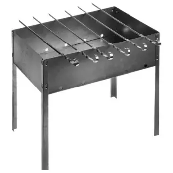 Мангал сборный 50*30*50см бойскаут+6 шампуров 61237