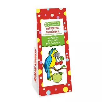 Мармелад желейный яблоко-вишенка 105г лакомства для здоровья