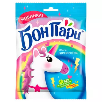 Мармелад жев. Бон пари 100г единороги нестле