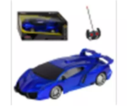 Машина авто драйв 1:18 4 канала/свет синий р/у в/к jb0402936