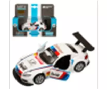 Машина автопанорама 1:38 bmw z4 gt3 белый инерц в/к jb1251220