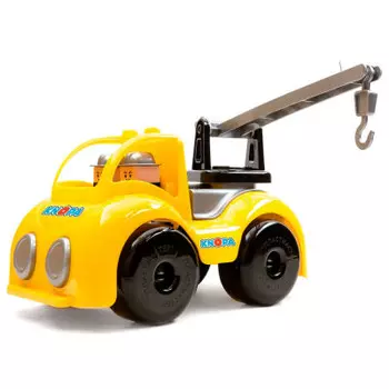 Машина кнопа кран крепыш на стройке 33см 86237