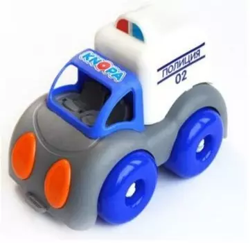 Машина кнопа полиция 22см 86213