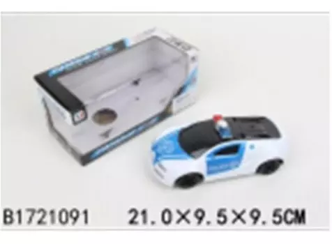 Машина полиция свет/звук в/к 21*9,5*9,5см 1721091