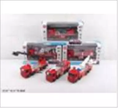 Машина пожарная спецтехника инерц звук/свет в/к 83010/dt