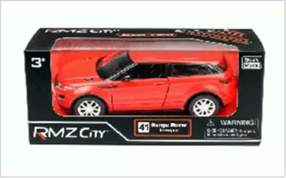 Машина рмз сити 1:32 рендж ровер evoque инерц красный