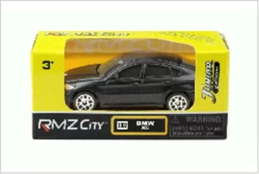 Машина рмз сити 1:64 бмв x6 черный