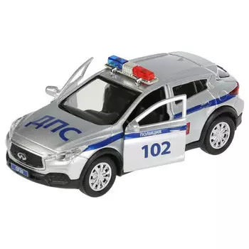 Машина технопарк 12 см инфинити qx30 полиция металл свет/звук инерц 278684