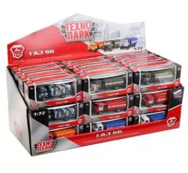 Машина технопарк металл 1:72 газ 66 в ассорт ct10-151(g)-wb