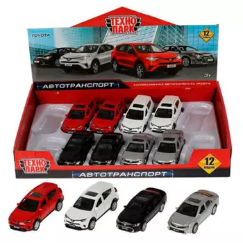 Машина технопарк тойота камри инерц металл ассорти 313422