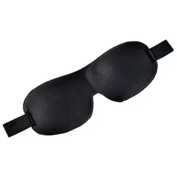 Маска для сна и путешествий 3д черный