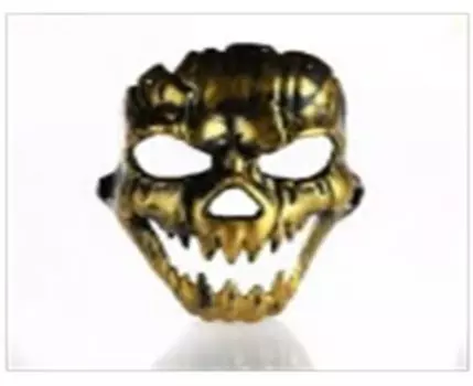 Маска ужас золото