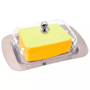 Масленка 18*7*12 см арти-м агнесс пластиковая крышка 912-001