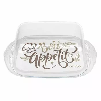 Масленка 18, 9*11*6.9 см фибо декор бесцветная 433227801