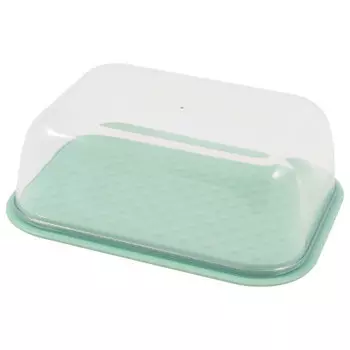 Масленка пласт тим 14,5*11*5,5 см мята