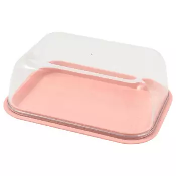 Масленка пласт тим 14,5*11*5,5 см пудра