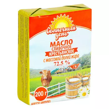 Масло Крестьянское 200г 72,5% Болховский СЗ