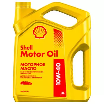 Масло моторное 4 л shell motor oil 10 w-40