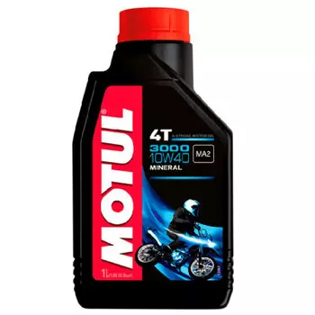 Масло моторное д/4-х тактных мотоциклов 1л Motul 3000 4t 10w-40 104045