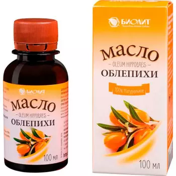 Масло облепихи 100мл биолит