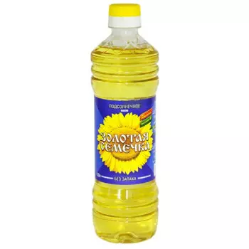 Масло золотая семечка 500 мл подсолнечное рафинированное дезодорированное