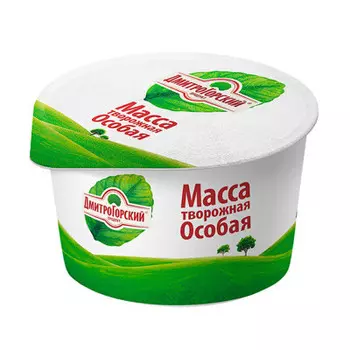 Масса творожная дмитрогорский продукт 200г 23% особая стакан