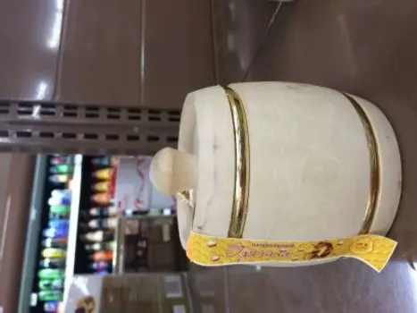 Мед 350 г гречиха деревянный бочонок с ободом