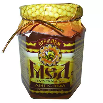 Мед натуральный пчела Маня Премиум липовый 250г