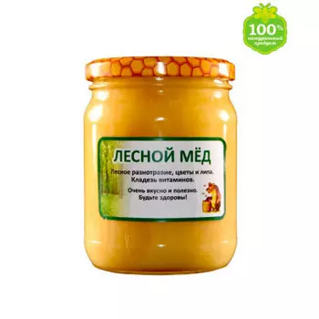 Мед пасека орловского края 350 г лесной ст/б