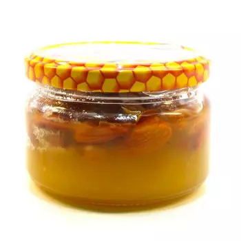 Мед пчела Маня с миндалем 200г