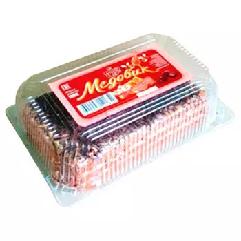 Медовик со сгущенкой вареной и шоколадом 400г твой вкус