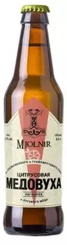 Медовуха мьёльнир 0.5 л 4, 7% цитрусовая рагнарек ст/б