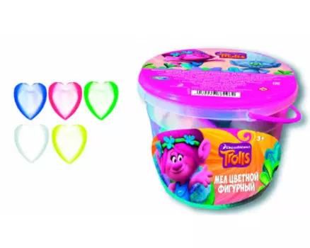 Мел фигурный Тролли 88296