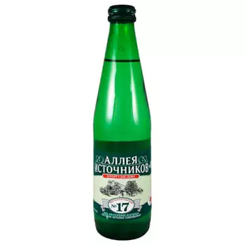 Минеральная вода Аллея источников №17 0,5л лечебно-столовая ст/б
