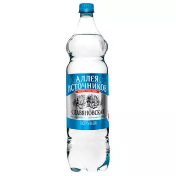 Минеральная вода Аллея источников Славяновская 1,5л лечебно-столовая пэт