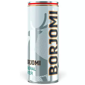 Минеральная вода Borjomi 0,33л ж/б