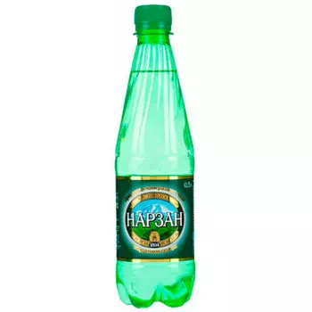 Минеральная вода Нарзан 0,5л п/газ пл/б