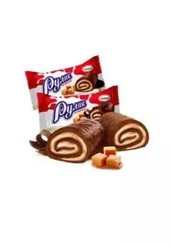 Мини-рулет рулик карамелизированный молочный акконд
